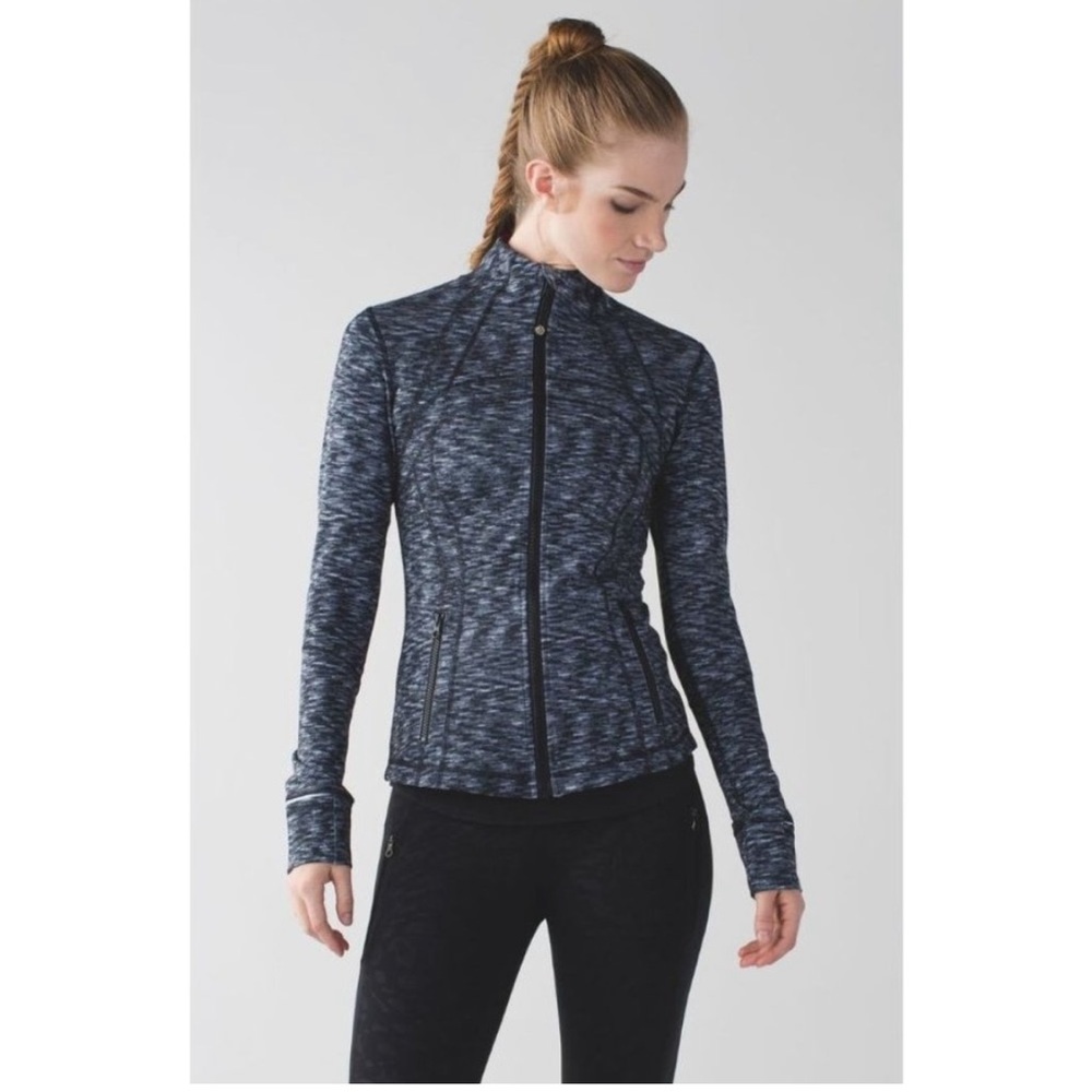 Lululemon Define Jacket size 4 gray and pink